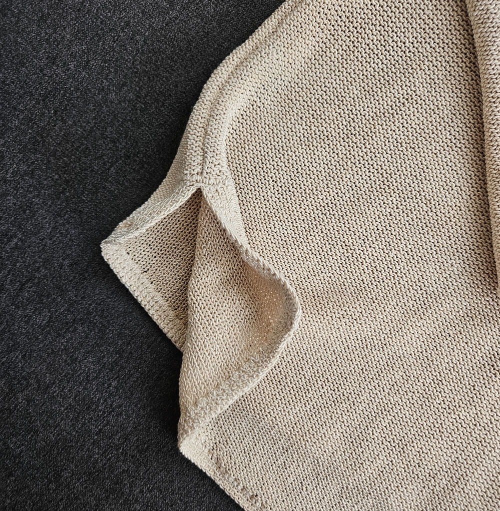 J McLaughlin Callum Sweater Knit V Neck Beige Size Large - Picture 5 of 7